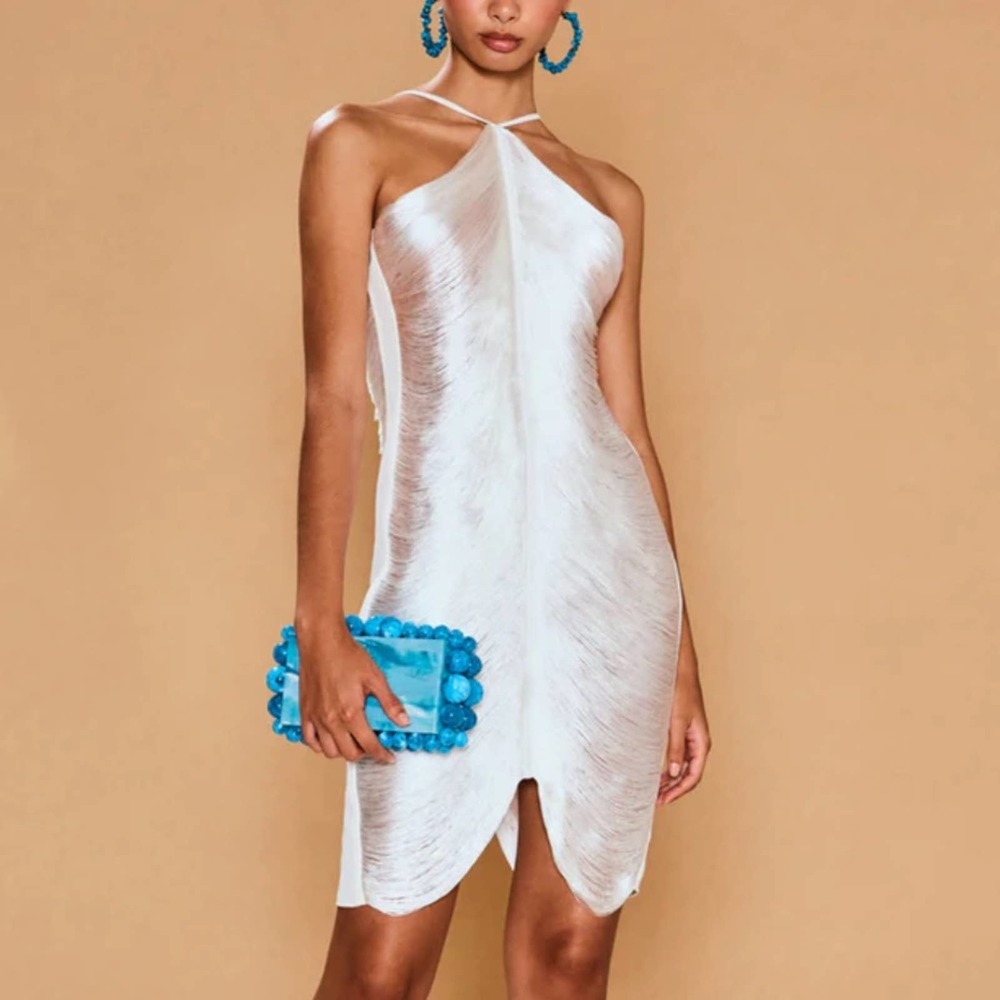 NWT Cult Gaia Mara Dress in white size large